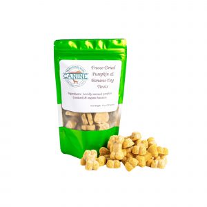 Freeze Dried Pumpkin and Banana Dog Treats